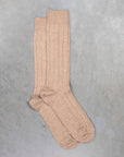 Frans Boone Socks Puro Cashmere Pesante Sabbia