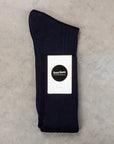 Frans Boone Socks Lungo Cashmere-Silk Blu Notte