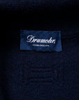 Drumohr Wool Cashmere Polo Blu Notte