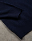 Drumohr Wool Cashmere Polo Blu Notte