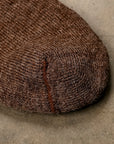Chamula Alpaca Loose Rib Socks Cocoa