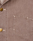 Chimala Short Chore Coat Denim Brown