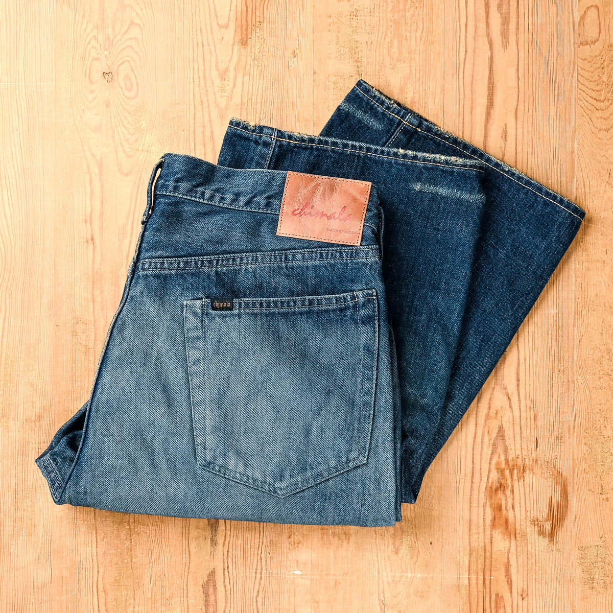 chi mala　CHIMALA DENIM Chimala 13.5 Oz Denim Straight Cut Dark Engineer Wash – Frans