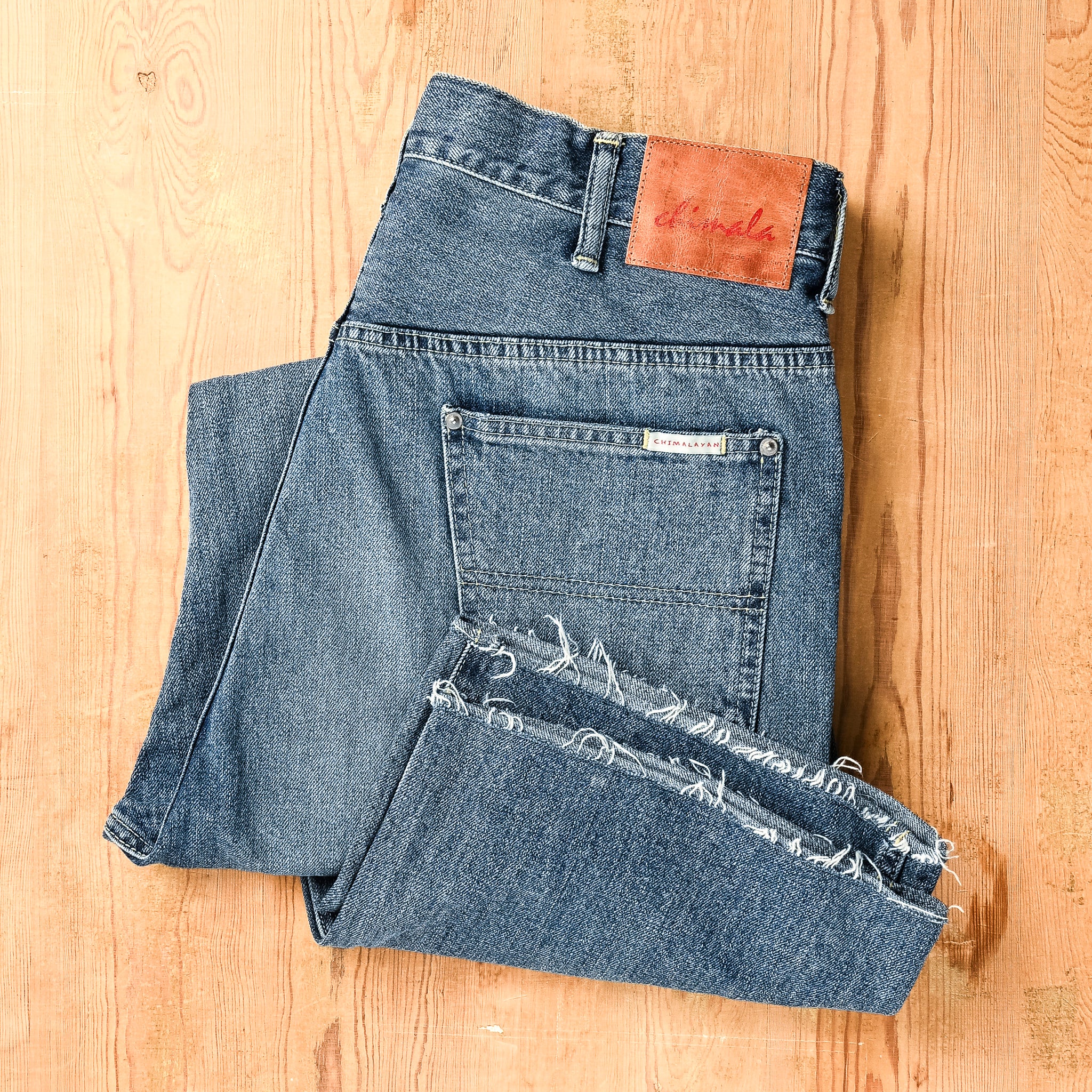 Chimala 12 Oz Work Denim Straight Cut Light Blue Wash – Frans