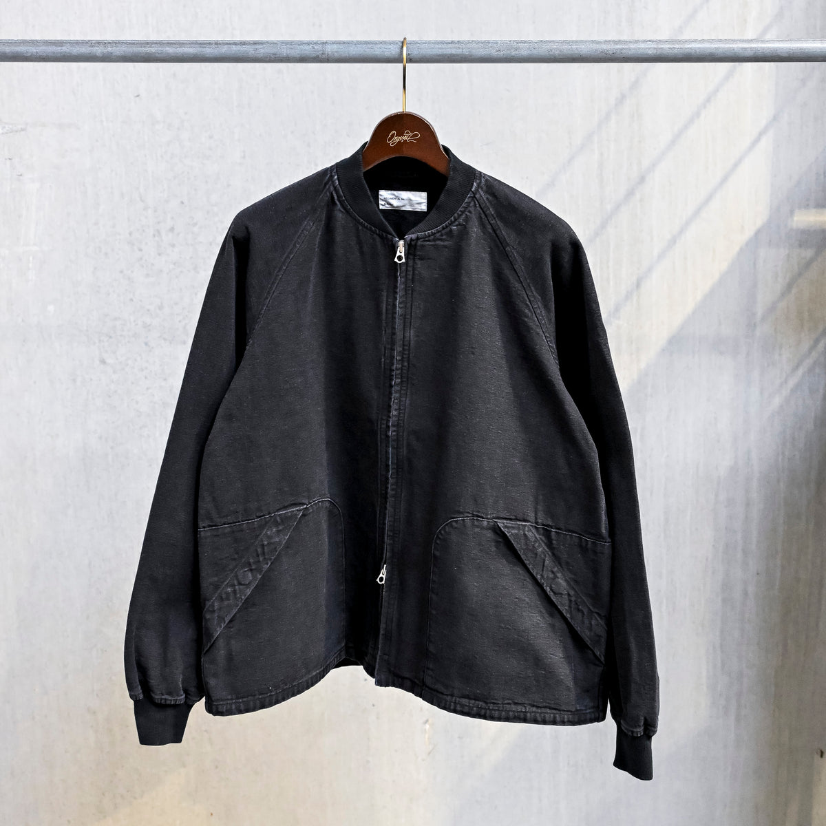 Chimala Canvas Zipup Jacket Sulfur Dyed Black – Frans Boone Store