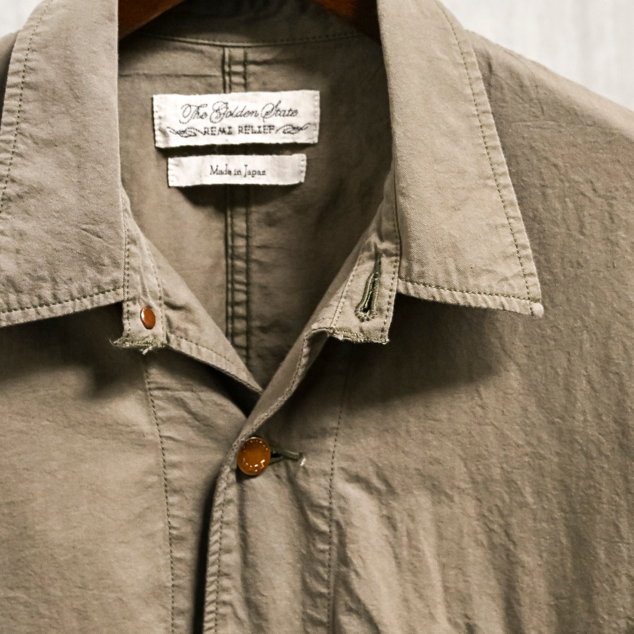 Remi Relief Cotton Twill Chore Coat Khaki – Frans Boone Store