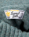 Laurence J. Smith Super Soft Seamless Roll Neck Pullover Graphite Green