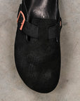The Real McCoy´s Leather Foot Support Clogs Black