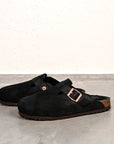 The Real McCoy´s Leather Foot Support Clogs Black