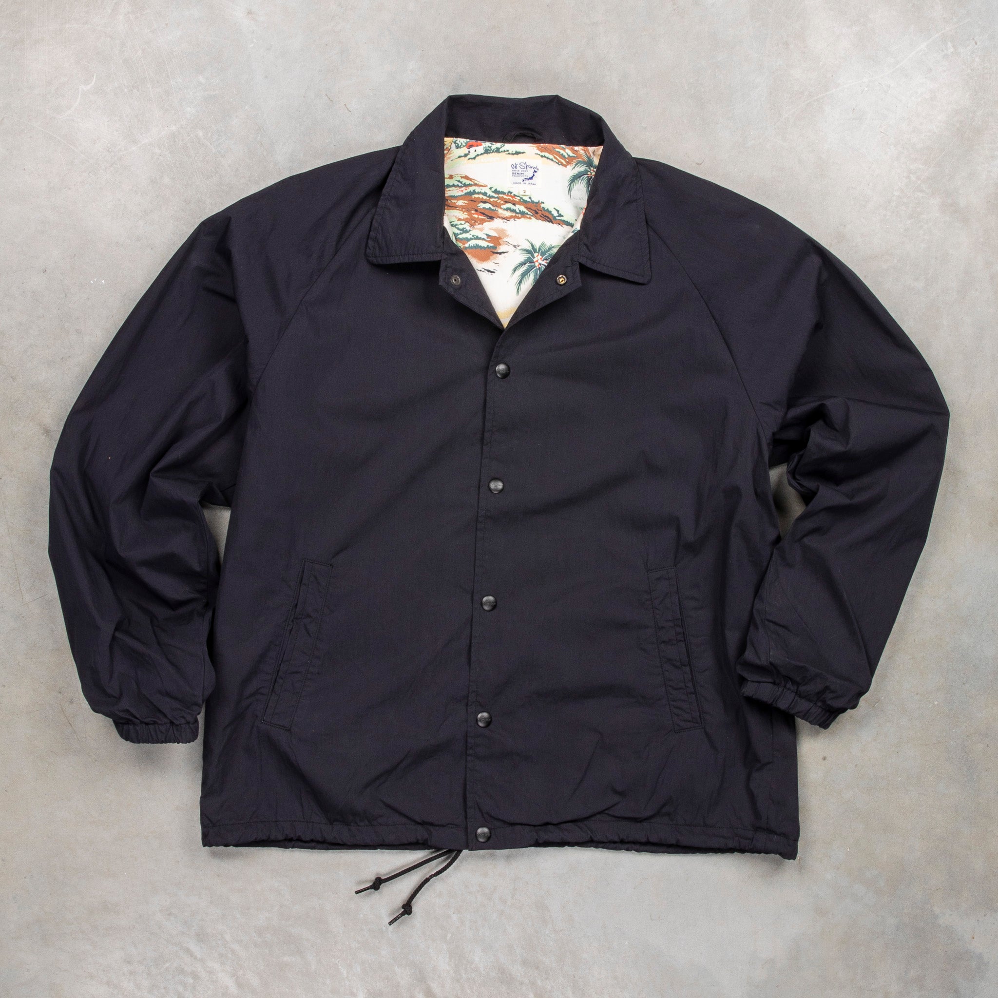 Orslow Coach Jacket Black – Frans Boone Store - Main Image