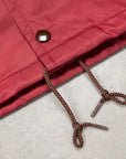 The Real McCoy's Nylon Cotton Lined Coach Jacket Burgundy