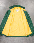 The Real McCoy's Nylon Cotton Lined Coach Jacket Forest