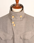 Cohérence Robert Jacket Wool Linen Mohair Ripple Beige