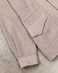 Cohérence Robert Jacket Wool Linen Mohair Ripple Beige