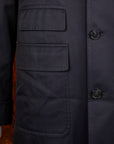 Cohérence Corb II Coat Gabardine II Dark Blue
