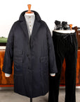 Cohérence Corb II Coat Gabardine II Dark Blue