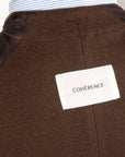 Cohérence Corb II Coat Gabardine Beige Check