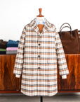 Cohérence Corb II Coat Gabardine Beige Check