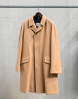 Cohérence Corb Melton Jersey Overcoat Camel