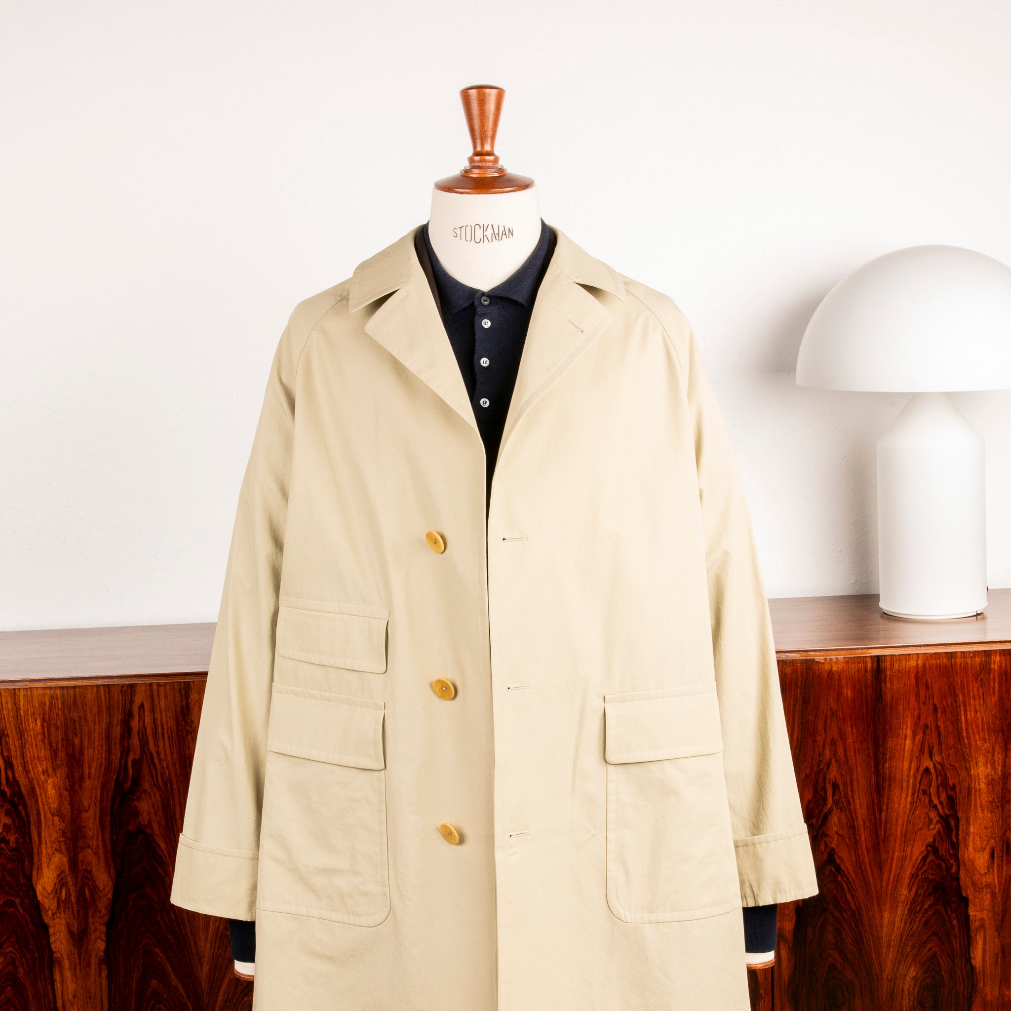 Cohérence Corb II Coat Weather Resistant Light Cotton Sand