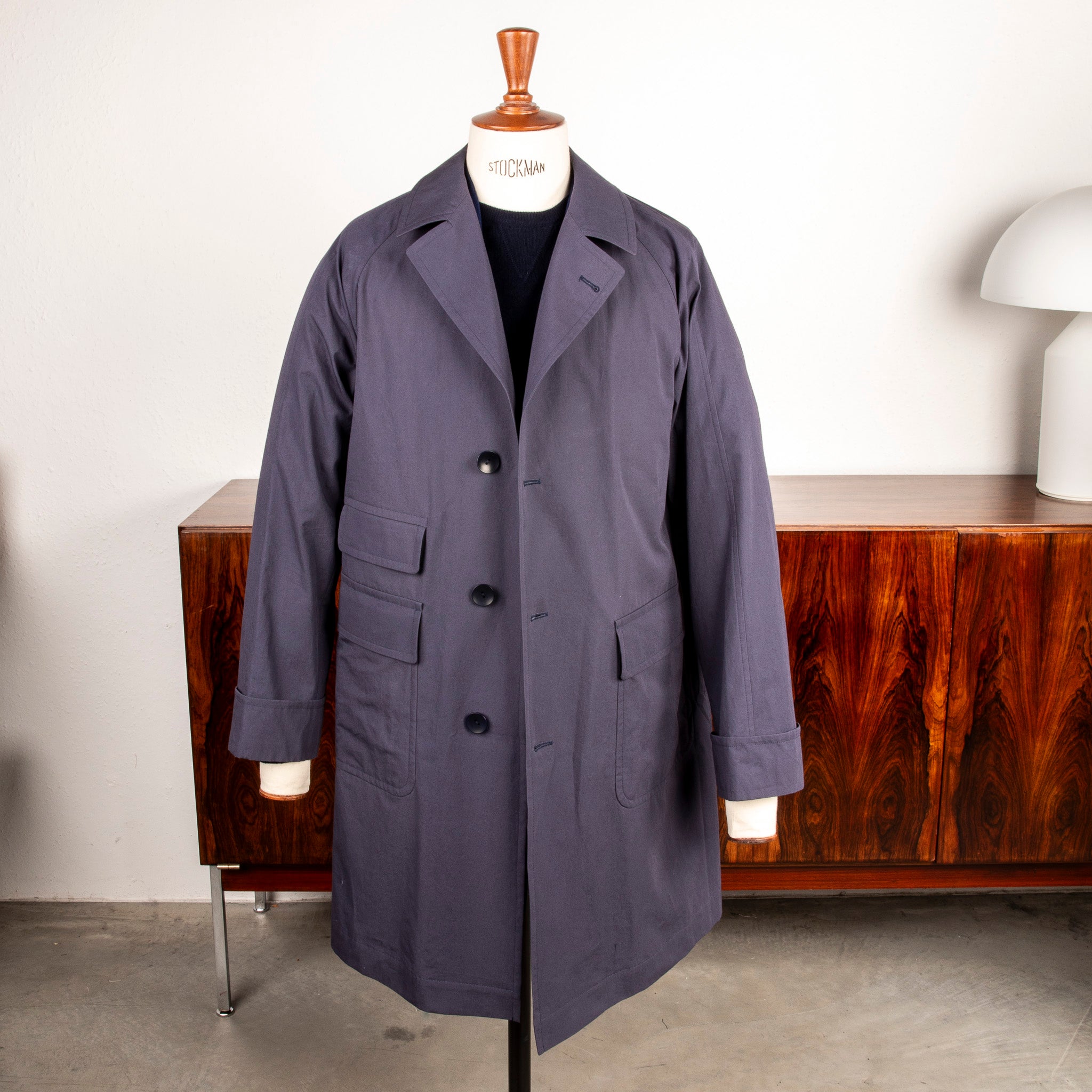 Cohérence Corb II Coat Weather Resistant Light Cotton Slate