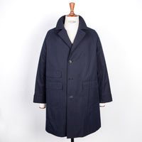 Cohérence Corb II Coat Gabardine Dark Blue