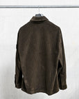 Stone Island Organic Cotton Corduroy 800 Overshirt Coal Grey