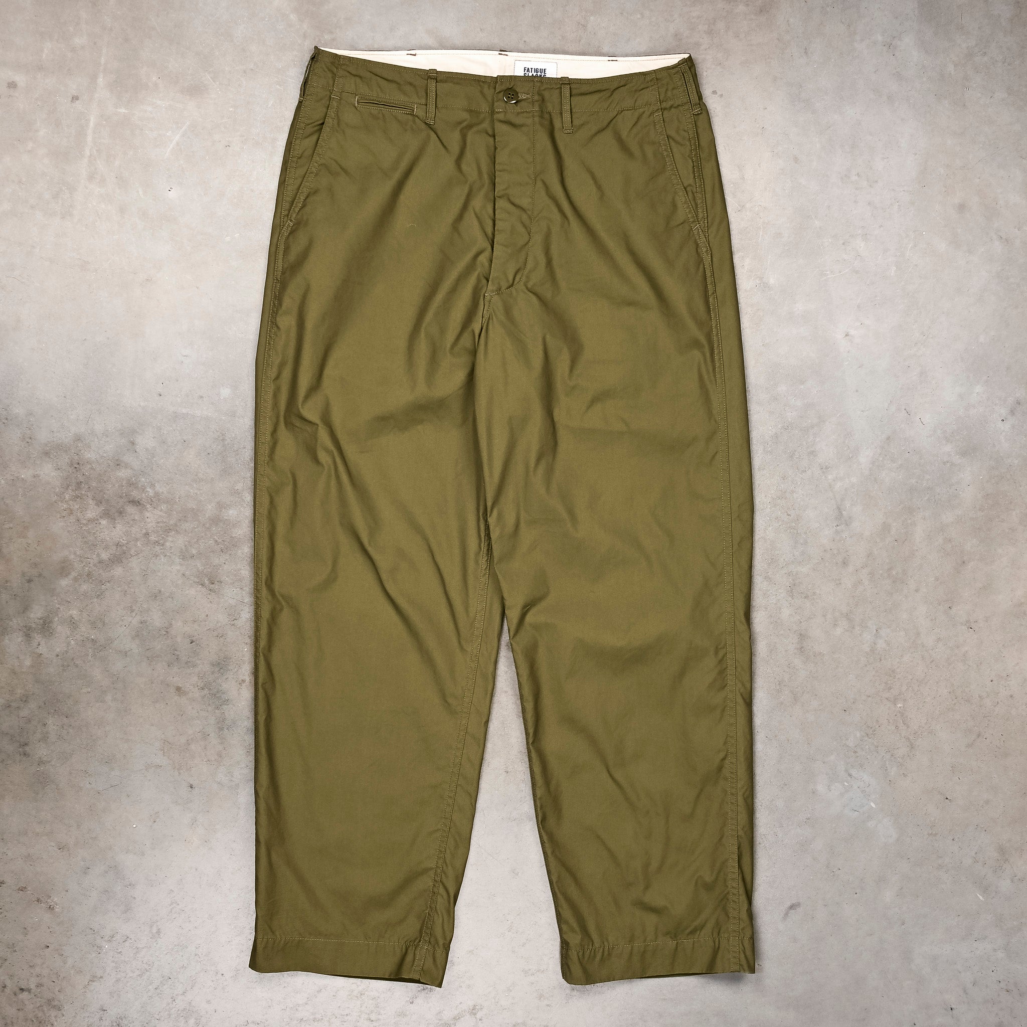 The Corona Utility M-41 Slacks High Density Poplin Olive Green