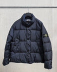 Stone Island Crinkle Reps NY Down Jacket Navy Blue