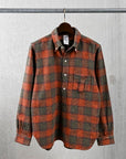The Corona Utility W.C.W Pullover Shirt Red x Green