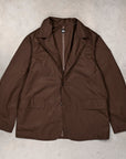 The Corona Utility Sherry Jacket High Density Gabardine Dark Brown
