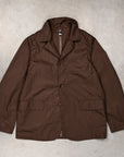 The Corona Utility Sherry Jacket High Density Gabardine Dark Brown