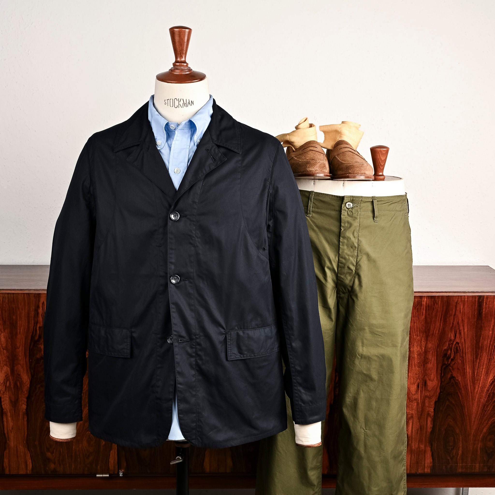 The Corona Utility Sherry Jacket High Density Gabardine Navy