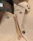 The Corona Utility CJ079 Gale Hunter Coat Beige High-Density Ester Gabardine Khaki