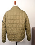 Stone Island Cotton Nylon Tela Quilted TC Jacket Militairy Green