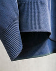 Olde H & Daughter Cotton Distressed Sweater Nitefog