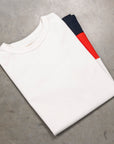 Maru Sankaku Peke Panel T-Shirt White