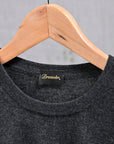 Drumohr Luxury 30G cashmere Crew Neck Grigio Antracite