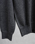 Drumohr Luxury 30G cashmere Crew Neck Grigio Antracite