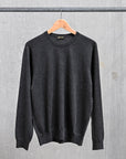 Drumohr Luxury 30G cashmere Crew Neck Grigio Antracite