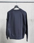 Stone Island Raglan Sweatshirt Oversized-Fit Blue Navy