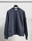 Stone Island Raglan Sweatshirt Oversized-Fit Blue Navy