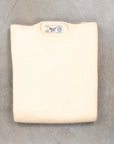 Laurence J. Smith Super soft Seamless Crew Neck Pullover Cream