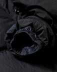 Stone Island Crinkle Reps NY Hooded Down Jacket Navy Blue