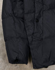 Stone Island Crinkle Reps NY Hooded Down Jacket Navy Blue