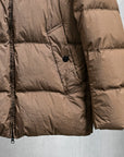 Stone Island Crinkle Reps NY Hooded Down Jacket Umber