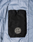 Stone Island Crinkle Reps NY Hooded Jacket Avio Blue