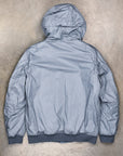 Stone Island Crinkle Reps NY Hooded Jacket Avio Blue