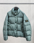 Stone Island Crinkle Reps NY Down Jacket Ocean Green