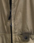 Stone Island Crinkle Reps NY Padded Vest Military Green